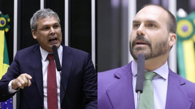 Governistas denunciam Eduardo Bolsonaro por crime de “lesa-pátria”